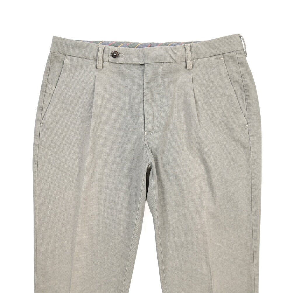 SUMMER SALE｜BERWICH “MORELLO 1P-GD” ストレッチコットン ワンタックチノパンツ