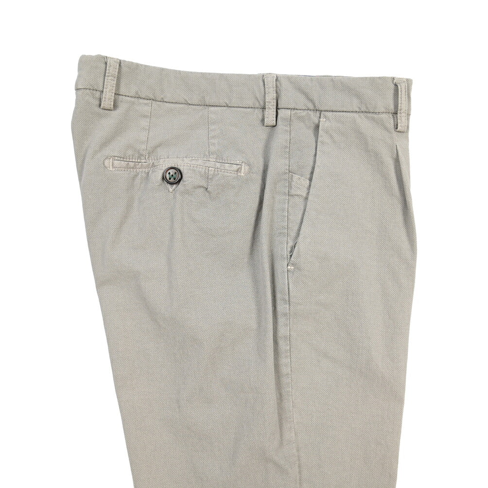 SUMMER SALE｜BERWICH “MORELLO 1P-GD” ストレッチコットン ワンタックチノパンツ