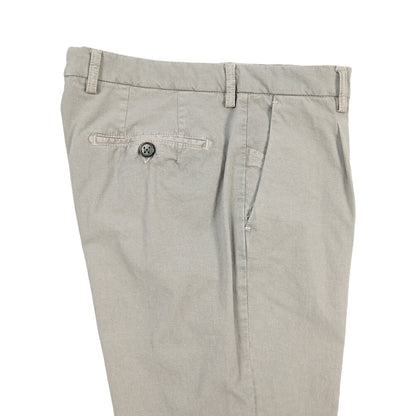 SUMMER SALE｜BERWICH “MORELLO 1P-GD” ストレッチコットン ワンタックチノパンツ