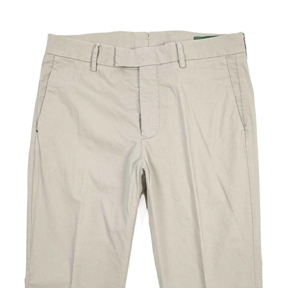 SUMMER SALE｜BERWICH “DAB FF CROP-GD” ストレッチコットン ノータックチノパンツ