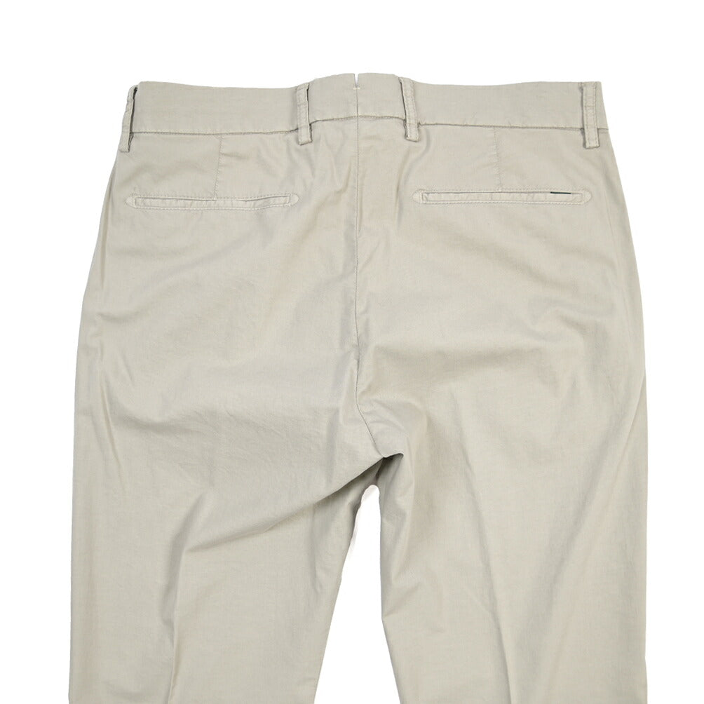 SUMMER SALE｜BERWICH “DAB FF CROP-GD” ストレッチコットン ノータックチノパンツ