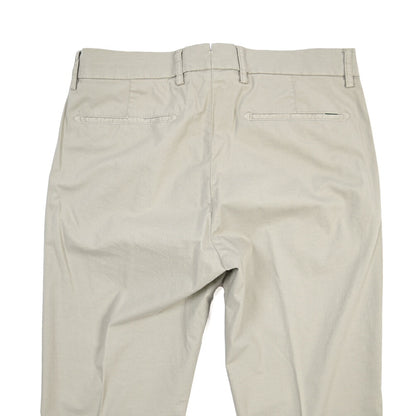 SUMMER SALE｜BERWICH “DAB FF CROP-GD” ストレッチコットン ノータックチノパンツ