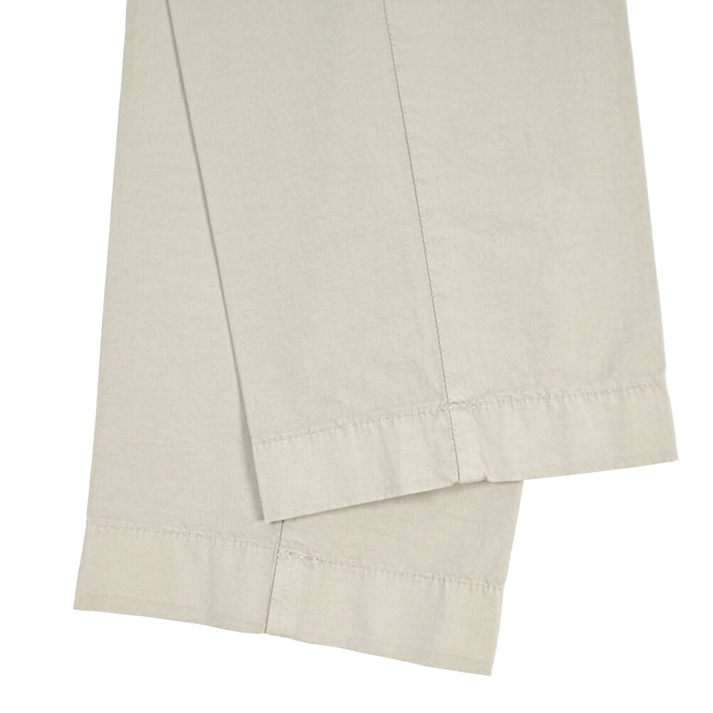 SUMMER SALE｜BERWICH “DAB FF CROP-GD” ストレッチコットン ノータックチノパンツ