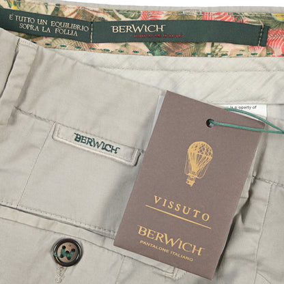 SUMMER SALE｜BERWICH “MORELLO-GD” ストレッチコットン ノータックチノパンツ