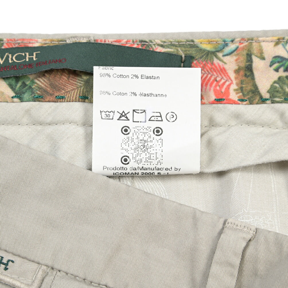 SUMMER SALE｜BERWICH “MORELLO-GD” ストレッチコットン ノータックチノパンツ