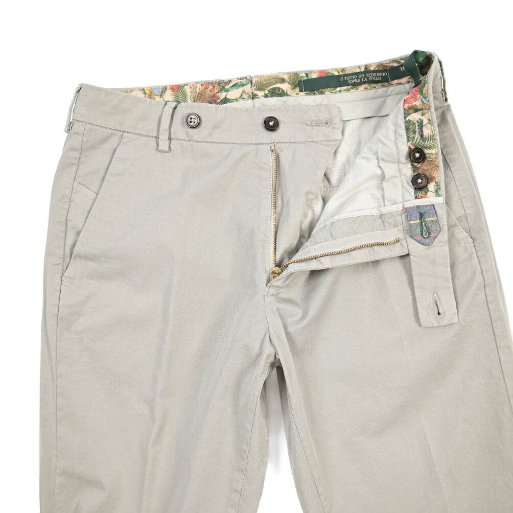 SUMMER SALE｜BERWICH “MORELLO-GD” ストレッチコットン ノータックチノパンツ