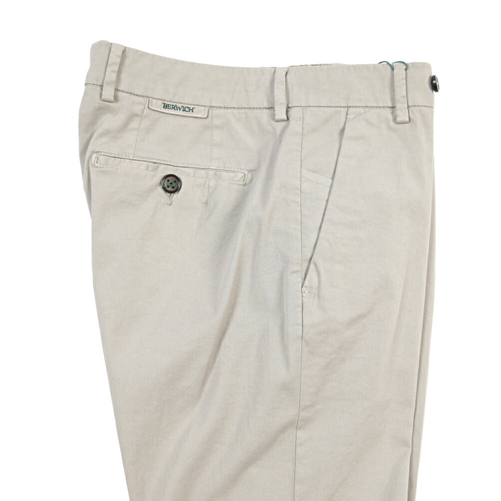 SUMMER SALE｜BERWICH “MORELLO-GD” ストレッチコットン ノータックチノパンツ