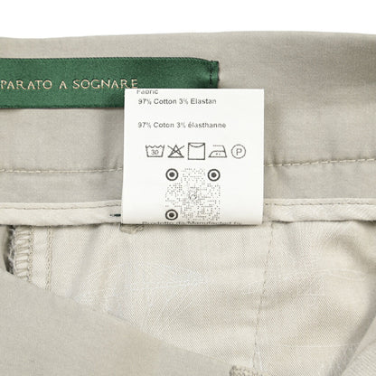 SUMMER SALE｜BERWICH “DAB FF CROP-GD” ストレッチコットン ノータックチノパンツ