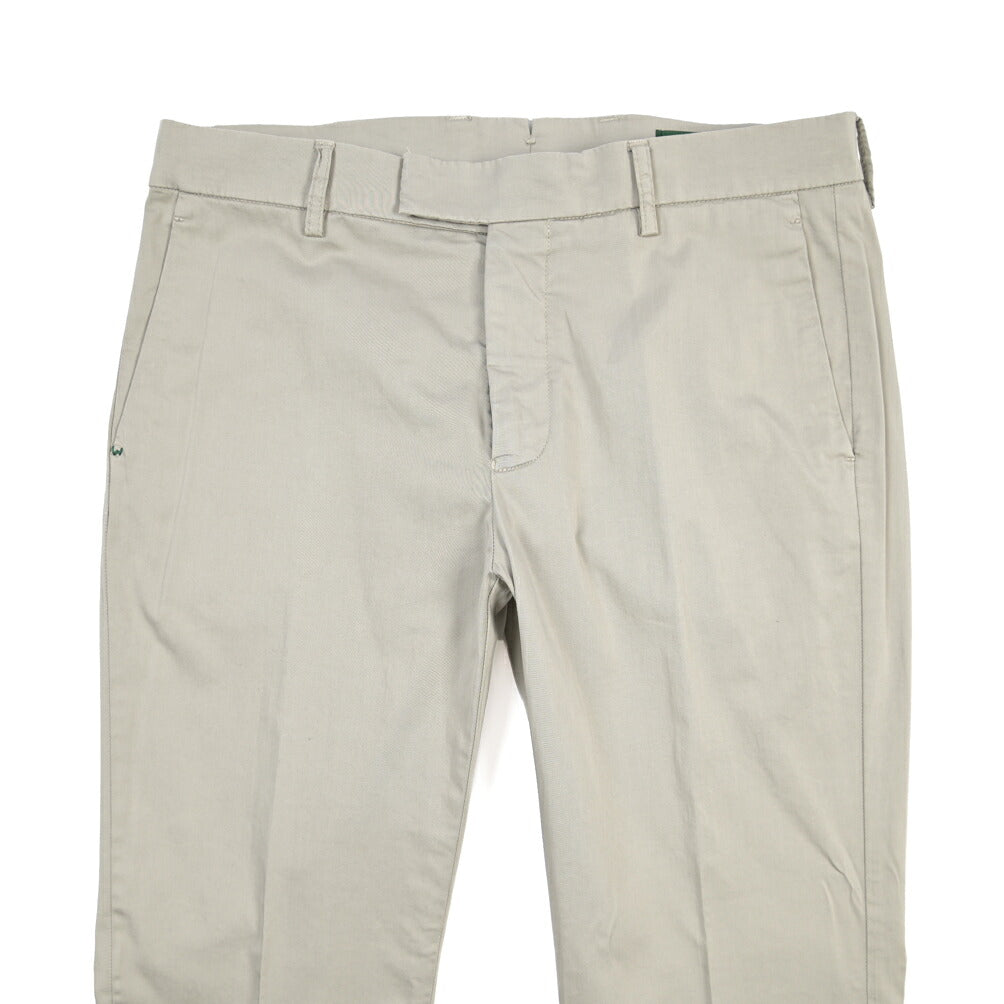 SUMMER SALE｜BERWICH “DAB FF CROP-GD” ストレッチコットン ノータックチノパンツ