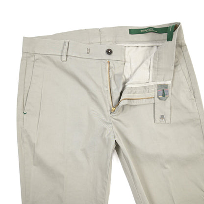 SUMMER SALE｜BERWICH “DAB FF CROP-GD” ストレッチコットン ノータックチノパンツ