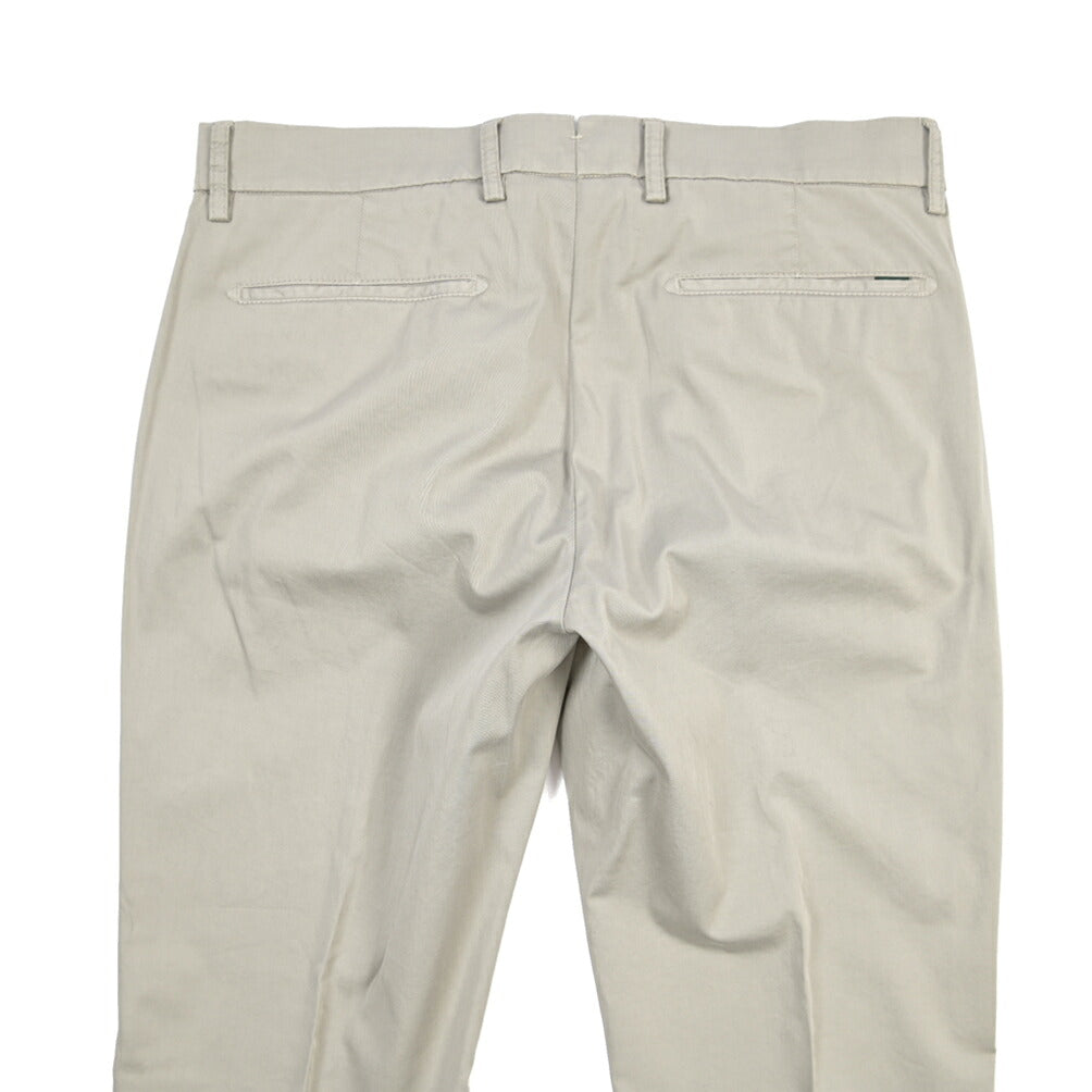 SUMMER SALE｜BERWICH “DAB FF CROP-GD” ストレッチコットン ノータックチノパンツ