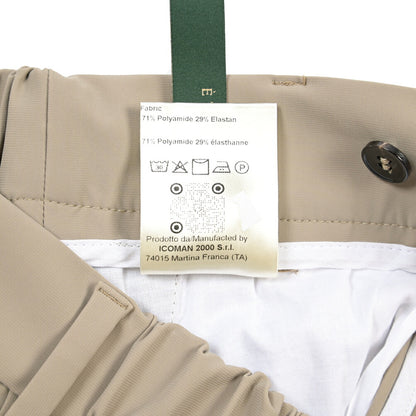 SUMMER SALE｜BERWICH “XRETRO 1P” 高機能ストレッチナイロン ワンタックイージースラックス