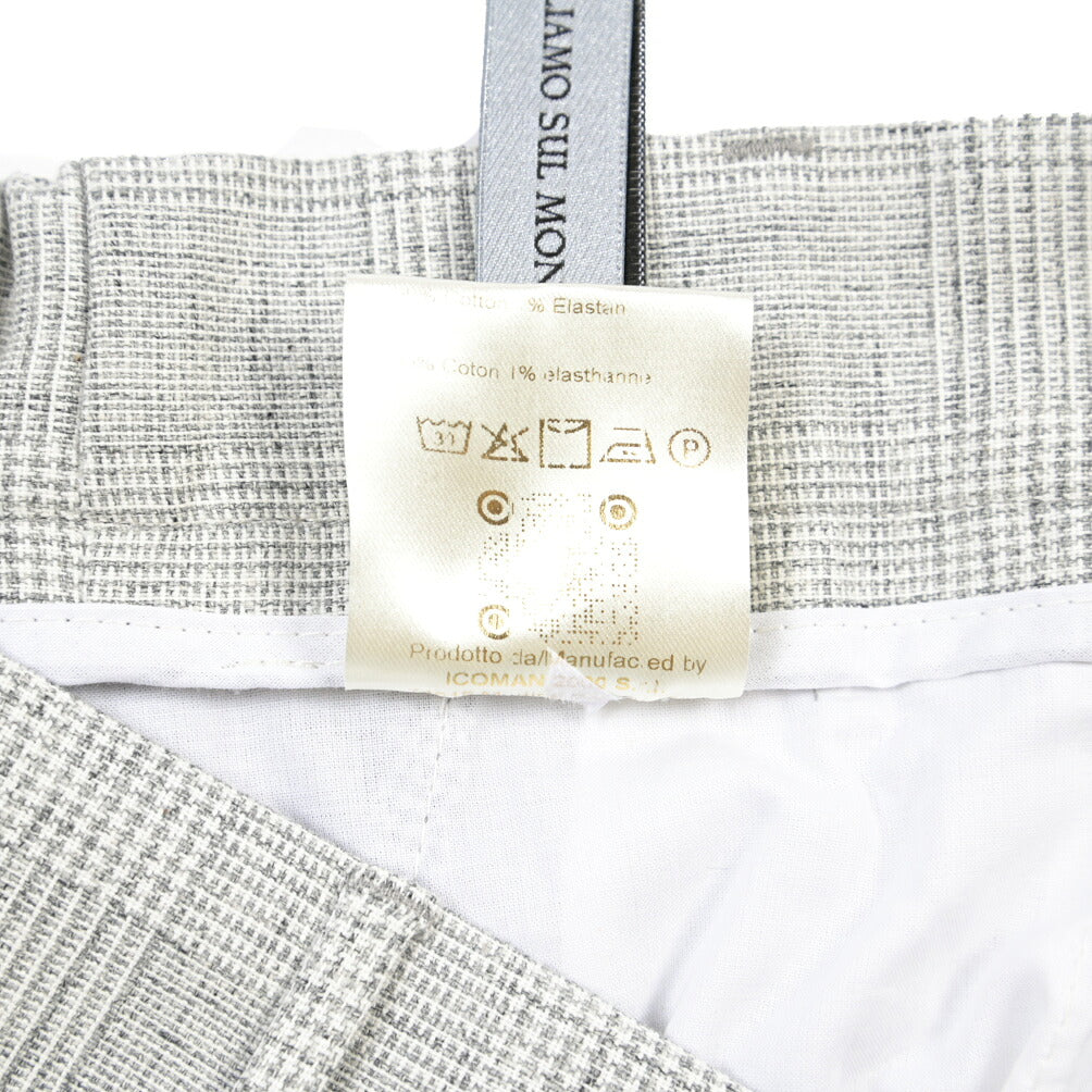 SUMMER SALE｜BERWICH “MORELLO ELAX” ストレッチコットン ノータックパンツ