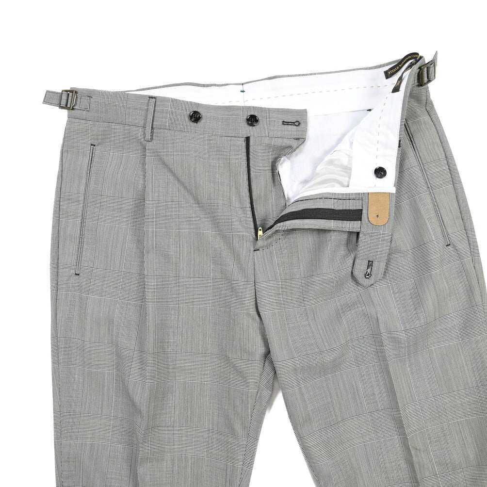 SUMMER SALE｜BERWICH “RETRO 1P” ウール100% ワンタックスラックス / CANONICO製生地