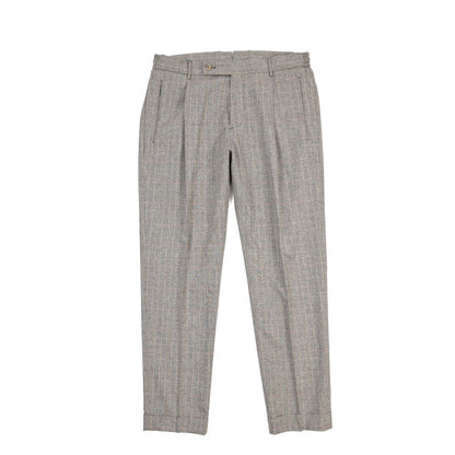 SUMMER SALE｜BERWICH “RETRO ELAX” コットン混ウール ワンタックパンツ