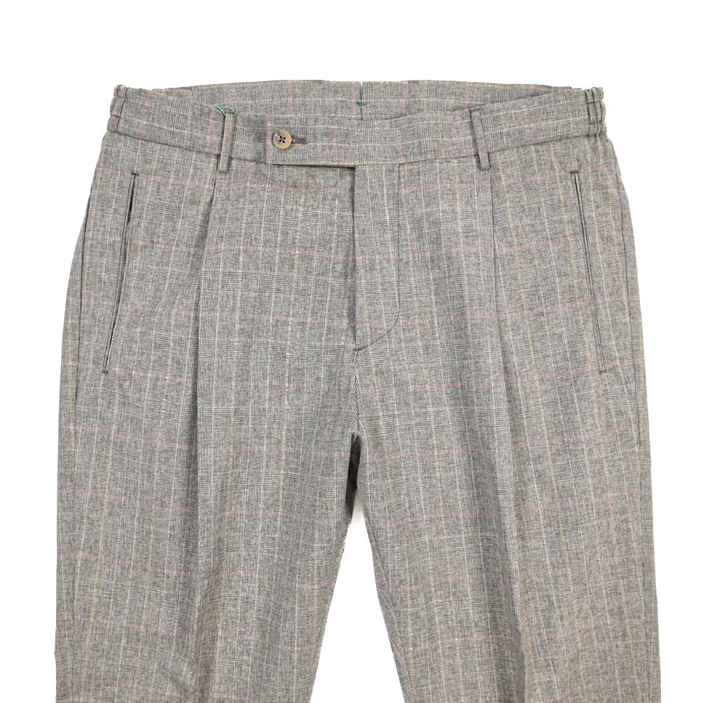 SUMMER SALE｜BERWICH “RETRO ELAX” コットン混ウール ワンタックパンツ