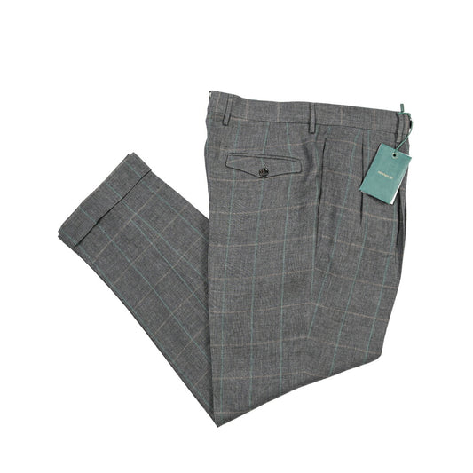 SUMMER SALE｜BERWICH “NEGRONI LUX” リネン100% ツータックスラックス