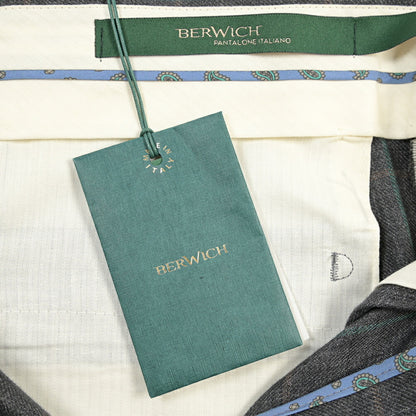 SUMMER SALE｜BERWICH “NEGRONI LUX” リネン100% ツータックスラックス