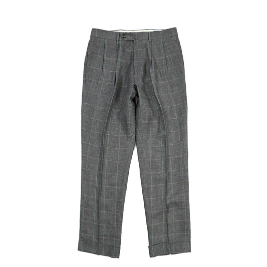 SUMMER SALE｜BERWICH “NEGRONI LUX” リネン100% ツータックスラックス
