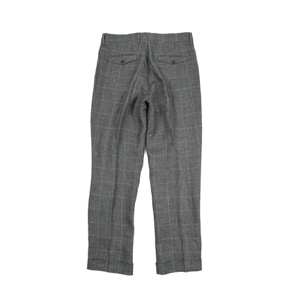 SUMMER SALE｜BERWICH “NEGRONI LUX” リネン100% ツータックスラックス