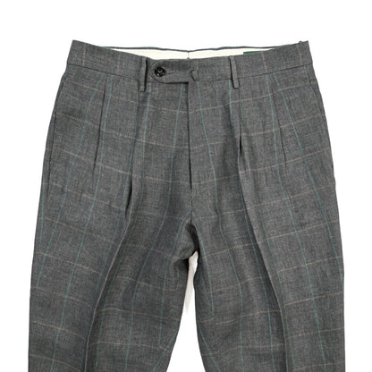 SUMMER SALE｜BERWICH “NEGRONI LUX” リネン100% ツータックスラックス