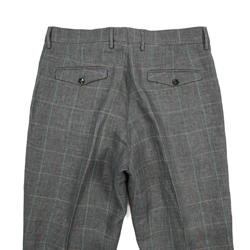 SUMMER SALE｜BERWICH “NEGRONI LUX” リネン100% ツータックスラックス