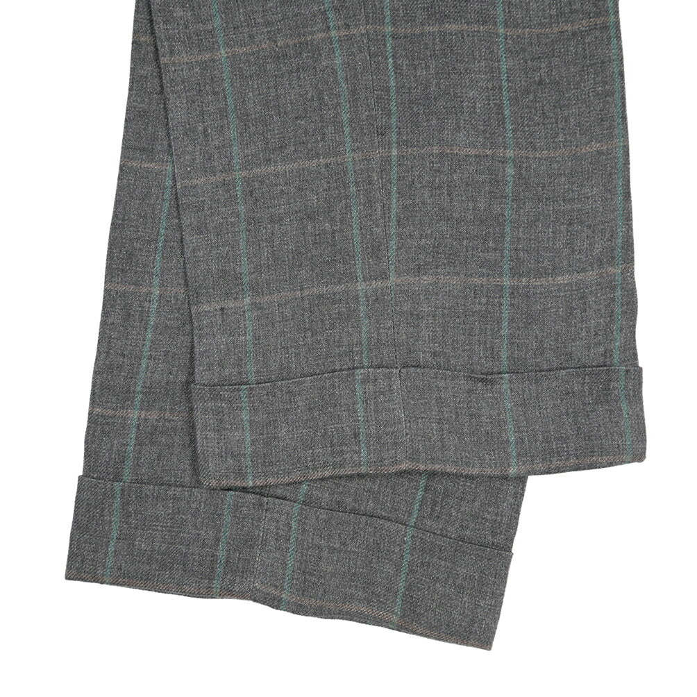 SUMMER SALE｜BERWICH “NEGRONI LUX” リネン100% ツータックスラックス