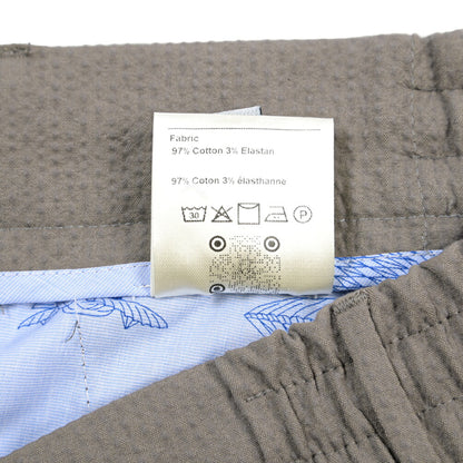 SUMMER SALE｜BERWICH “SPIAGGIA 1P” ストレッチコットン ドローコード付きシアサッカーパンツ
