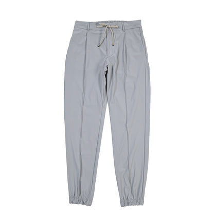 SUMMER SALE｜BERWICH “SPIAGGIA 1P TECH” ストレッチナイロン ワンタックイージーパンツ