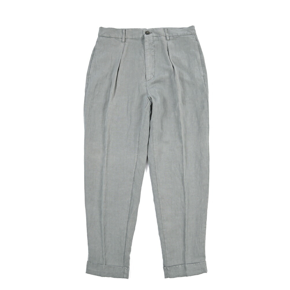 SUMMER SALE｜BERWICH “CHIAIA-GD” リヨセル混リネン ワンタックスラックス