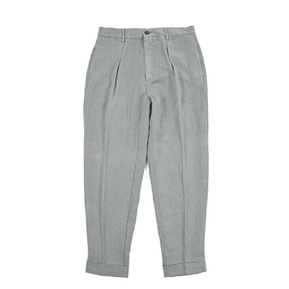 SUMMER SALE｜BERWICH “CHIAIA-GD” リヨセル混リネン ワンタックスラックス
