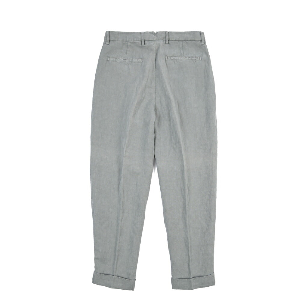 SUMMER SALE｜BERWICH “CHIAIA-GD” リヨセル混リネン ワンタックスラックス