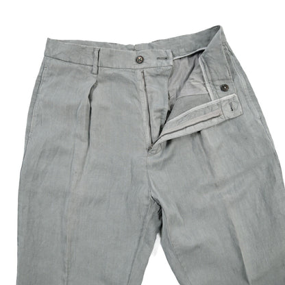 SUMMER SALE｜BERWICH “CHIAIA-GD” リヨセル混リネン ワンタックスラックス