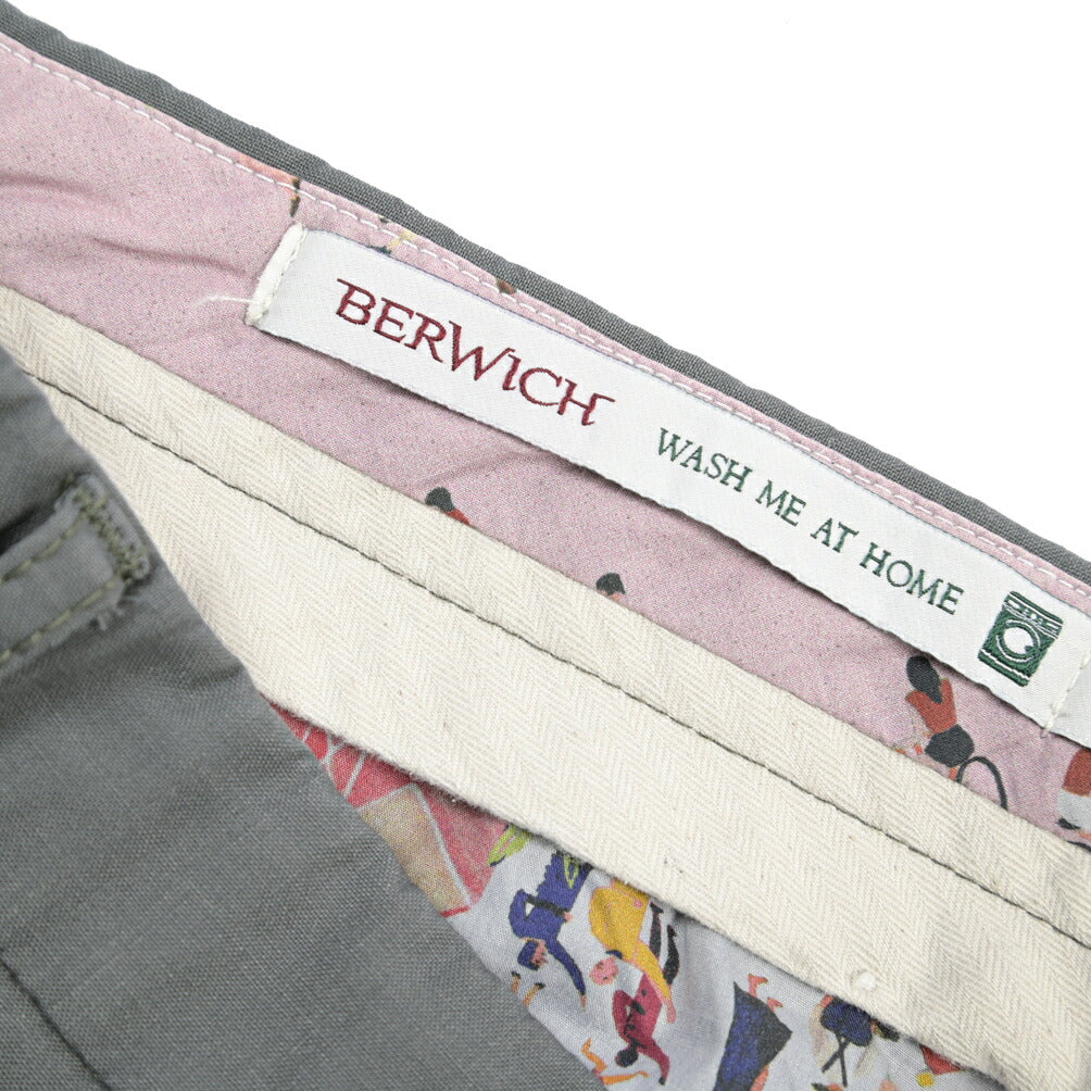 SUMMER SALE｜BERWICH “BARBER” ヴァージンウール100% ツータックスラックス