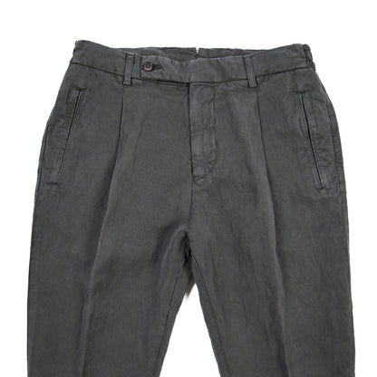 SUMMER SALE｜BERWICH “RETRO ELAX-GD” リヨセル混リネン ワンタックスラックス
