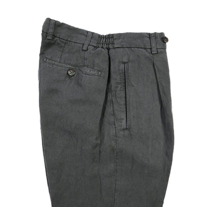 SUMMER SALE｜BERWICH “RETRO ELAX-GD” リヨセル混リネン ワンタックスラックス