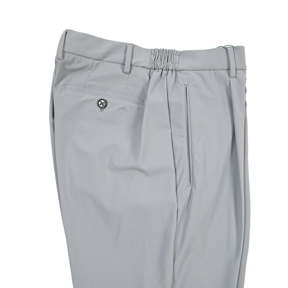 SUMMER SALE｜BERWICH “RETRO ELAX” ストレッチナイロン ワンタックイージーパンツ