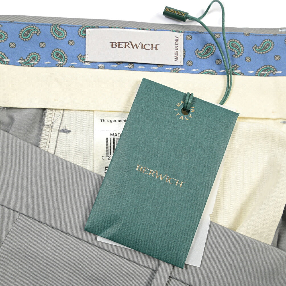 SUMMER SALE｜BERWICH “NEGRONI LUX” ストレッチコットン ツータックチノパンツ