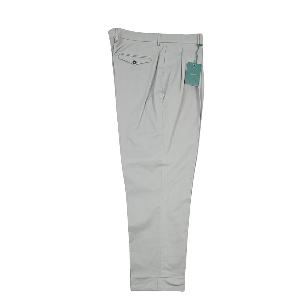 SUMMER SALE｜BERWICH “NEGRONI LUX” ストレッチコットン ツータックチノパンツ