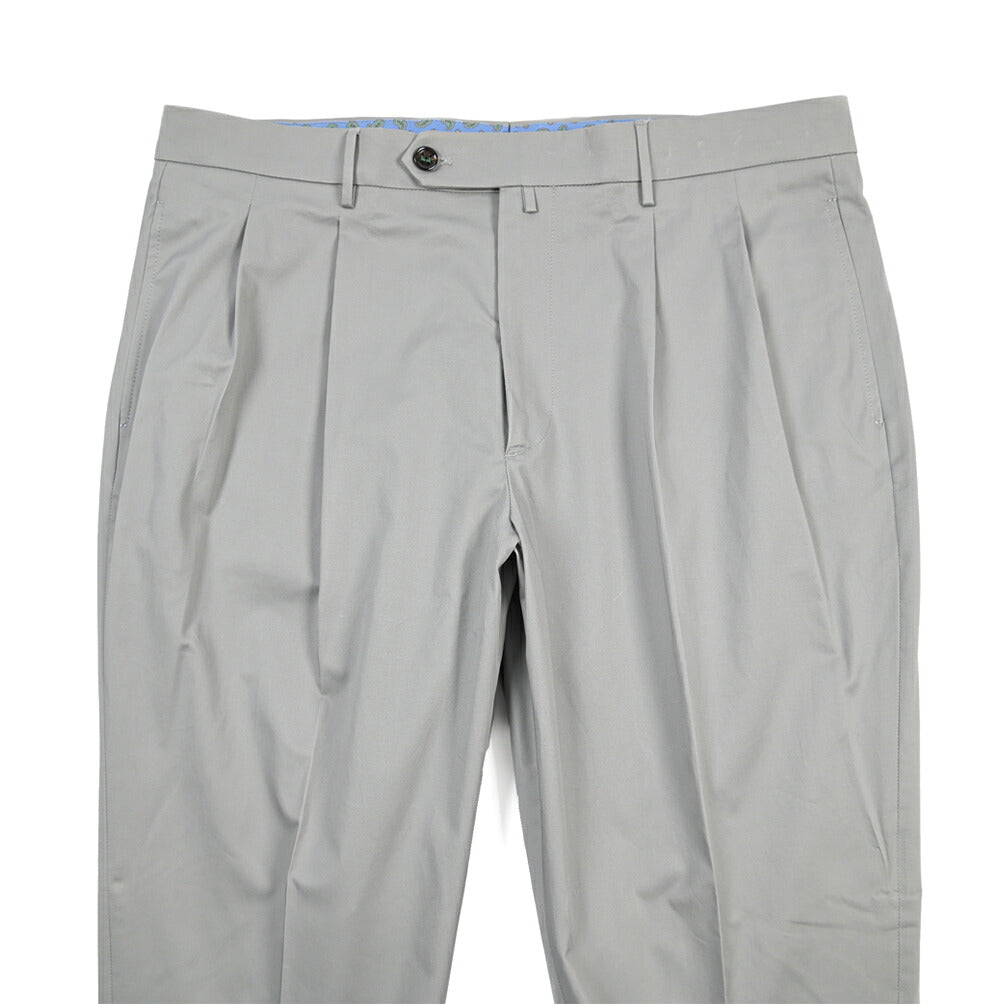 SUMMER SALE｜BERWICH “NEGRONI LUX” ストレッチコットン ツータックチノパンツ