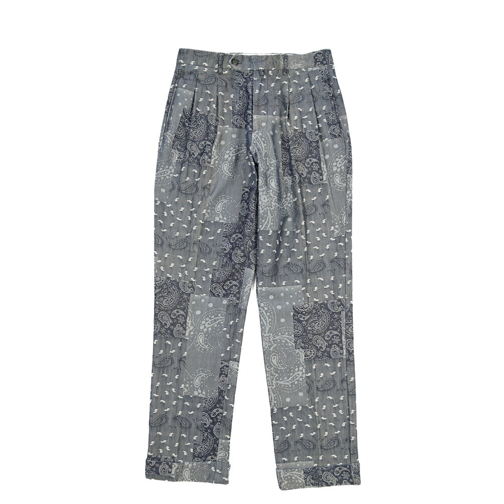 SUMMER SALE｜BERWICH “NEGRONI LUX-GD” コットン100% ツータックパンツ