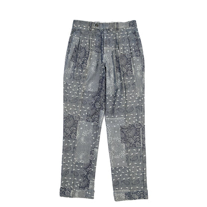 SUMMER SALE｜BERWICH “NEGRONI LUX-GD” コットン100% ツータックパンツ