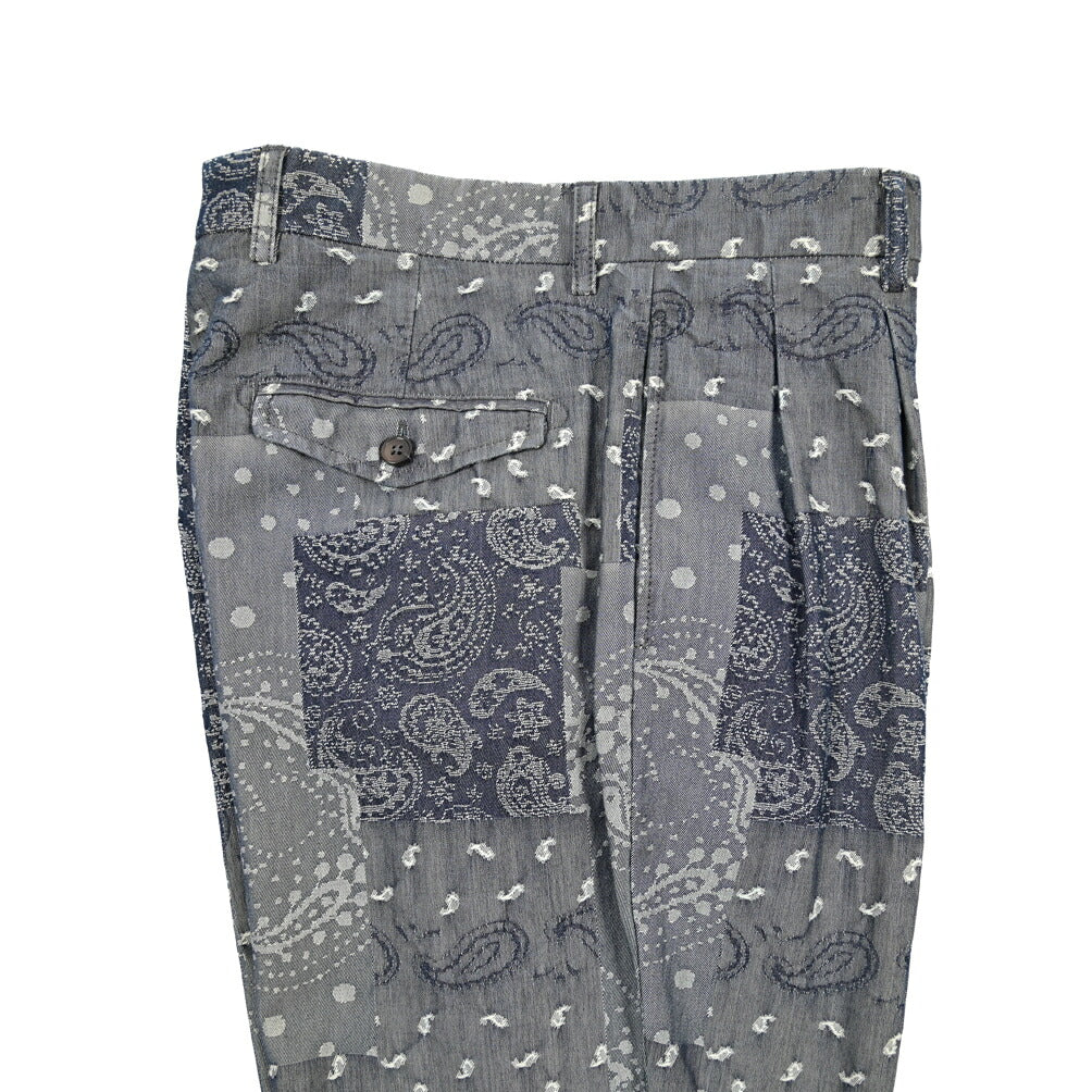 SUMMER SALE｜BERWICH “NEGRONI LUX-GD” コットン100% ツータックパンツ