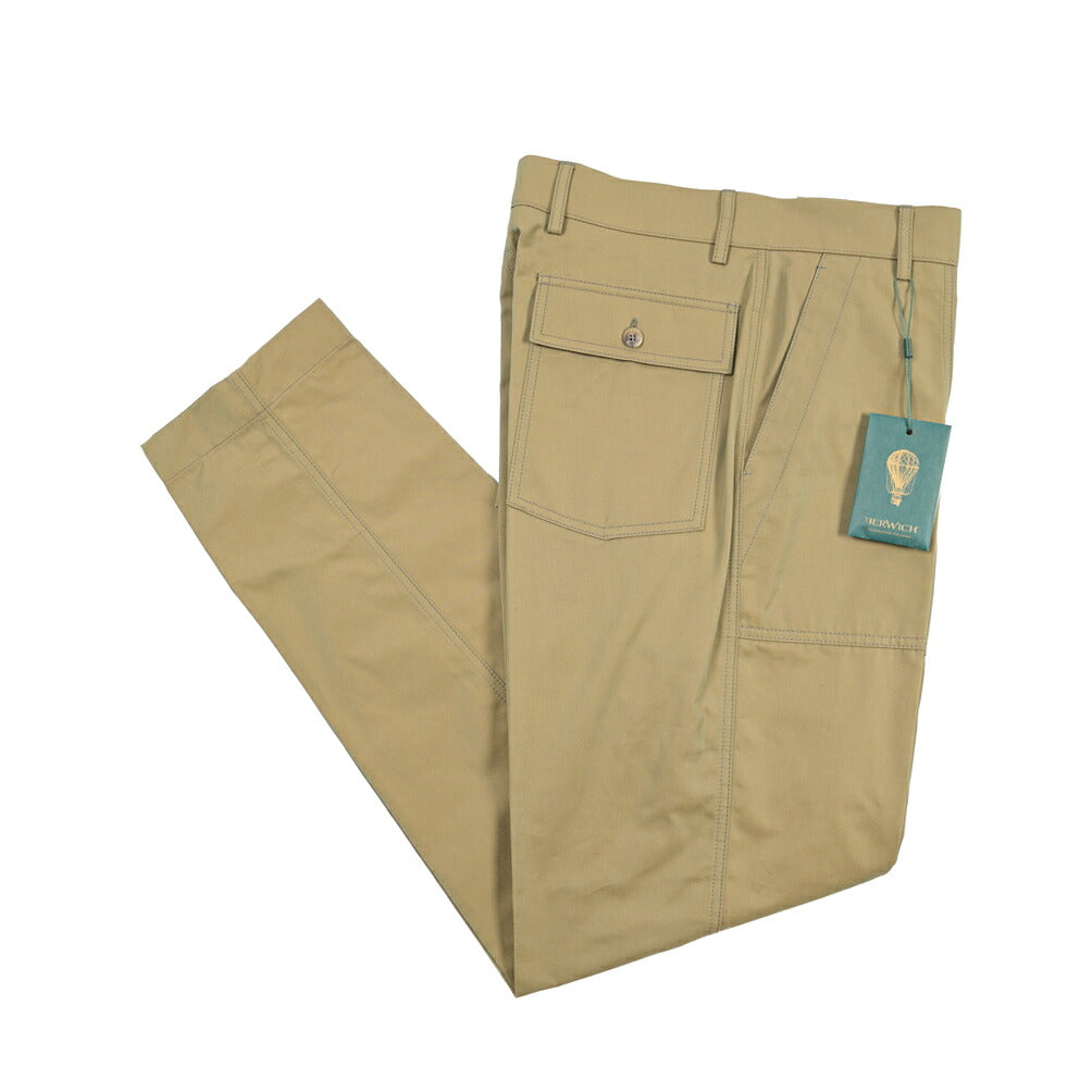 SUMMER SALE｜BERWICH “FATIGUE 185” コットン100% ベイカーパンツ (ソラーロ)