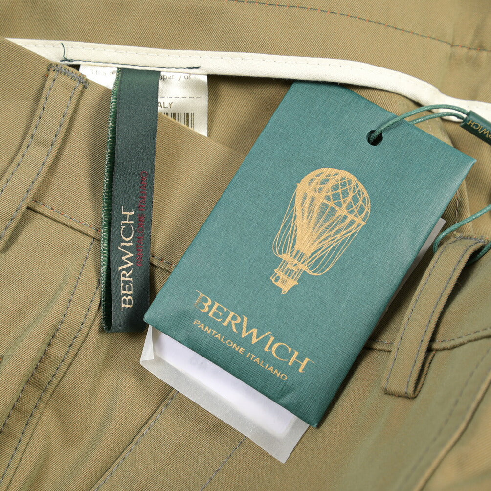 SUMMER SALE｜BERWICH “FATIGUE 185” コットン100% ベイカーパンツ (ソラーロ)