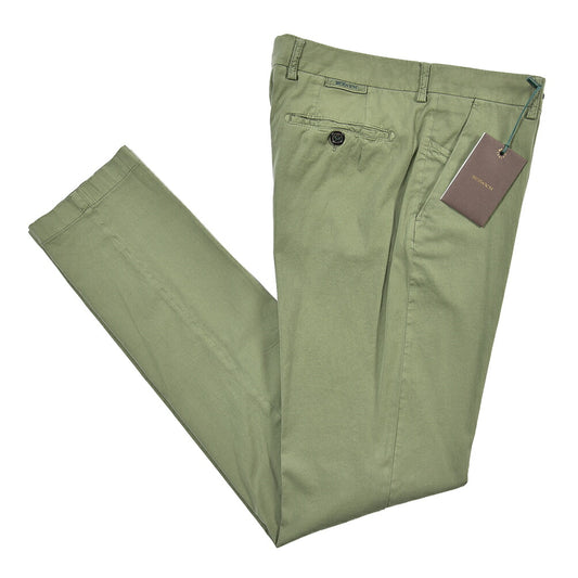 BERWICH “MORELLO-GD” シルク混コットン ノータックスラックス