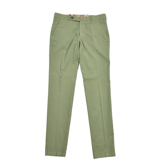 BERWICH “MORELLO-GD” シルク混コットン ノータックスラックス
