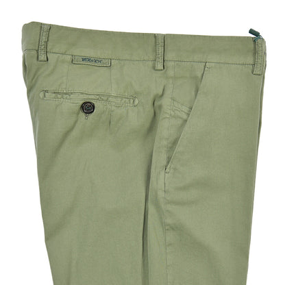 BERWICH “MORELLO-GD” シルク混コットン ノータックスラックス