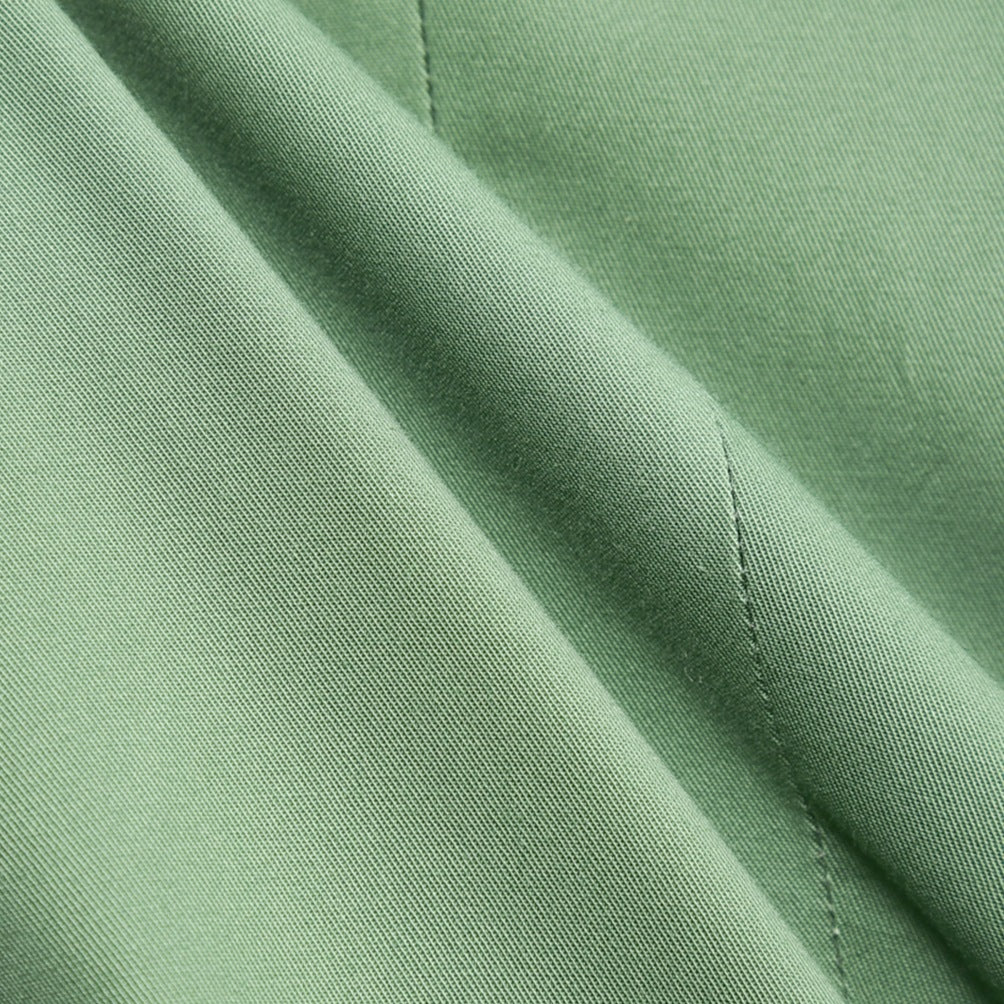 BERWICH “RETRO LONG” ストレッチコットン ワンタックパンツ