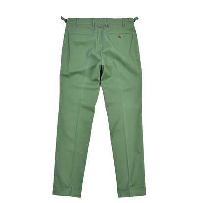 BERWICH “RETRO LONG” ストレッチコットン ワンタックパンツ